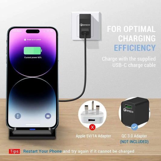 Cargador Inalámbrico Fast Charge 30W